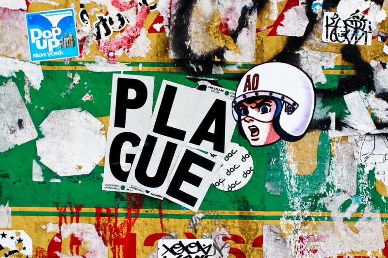 Plague  joo0ey via Flickr http://www.flickr.com/photos/joo0ey/6016838504/